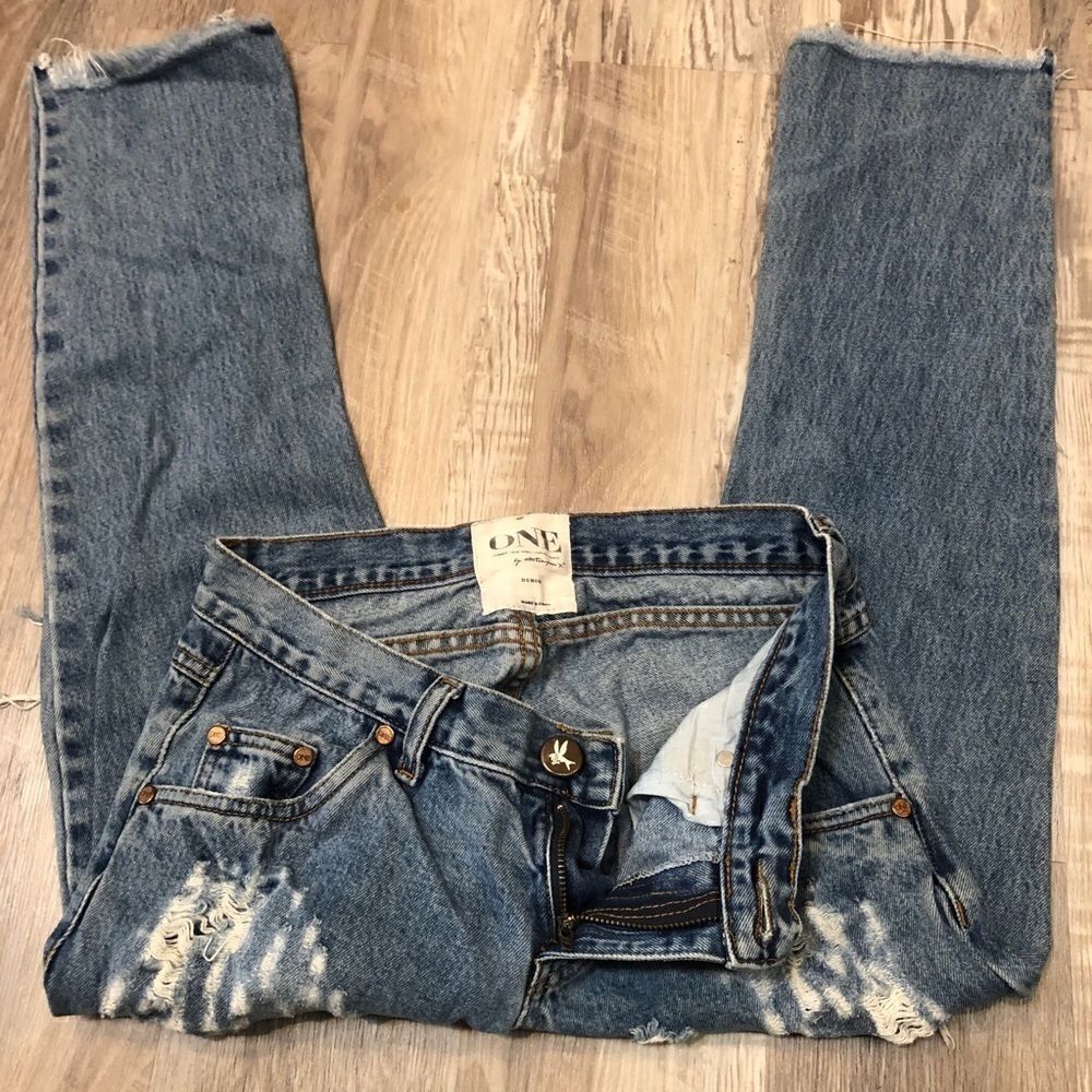 ONE TEASPOON Lonely Boys Distressed Jeans … - Picture 5 of 12